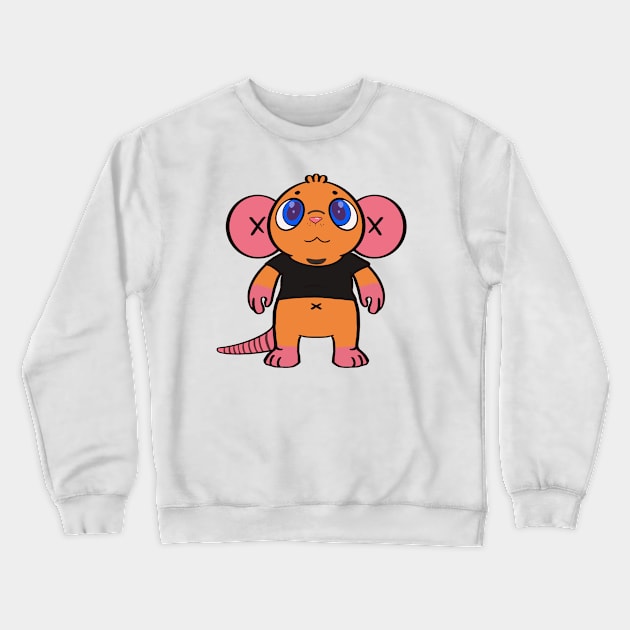 lab rat 29 Crewneck Sweatshirt by Blue Afro